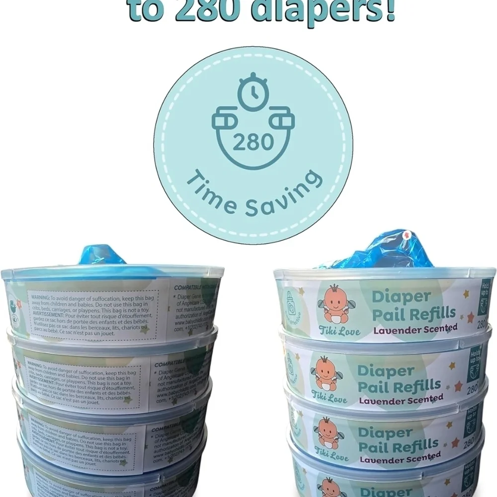 Lavender Scented Diaper Pail Refills - Lavender